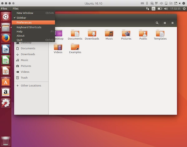 「Ubuntu 16.10」のUnity