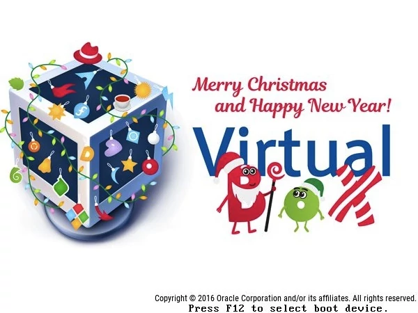 VirtualBoxの起動画面